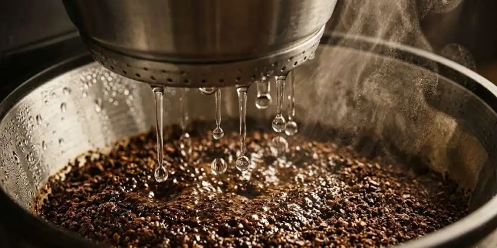 How Does a Coffee Maker Work? (A Simple Step-by-Step Guide) Brewing Process Close-Up Visual