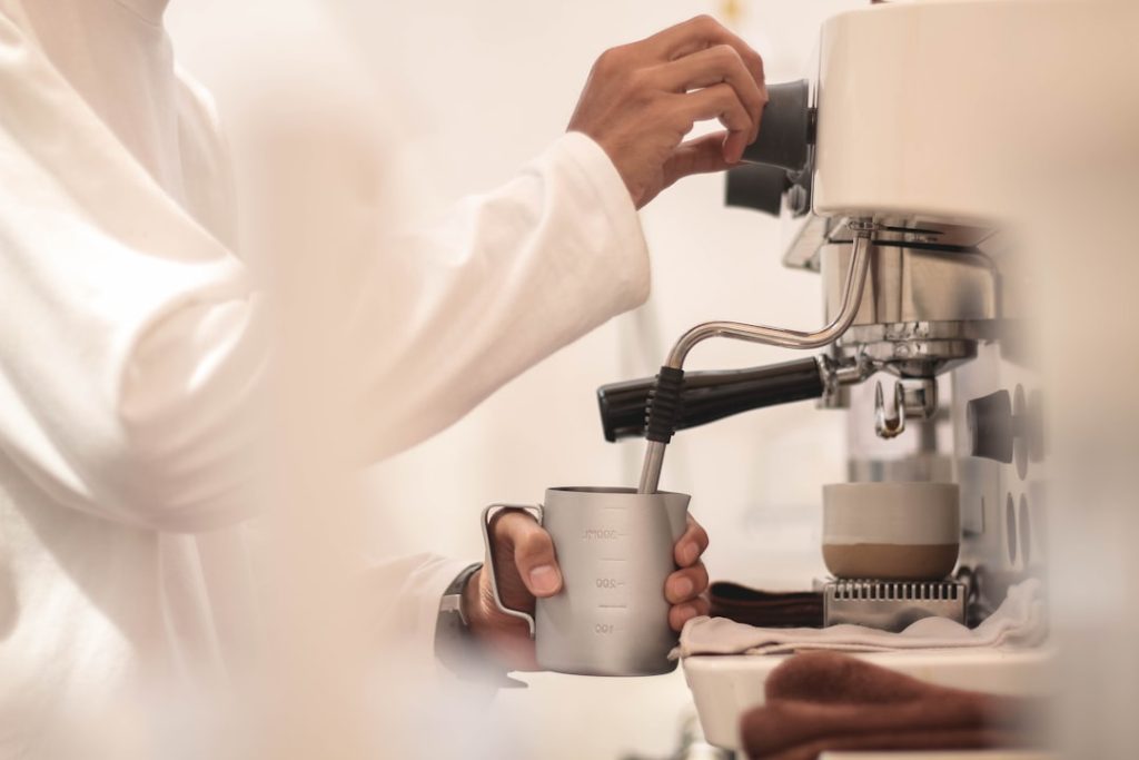 Milk with an Espresso Machine